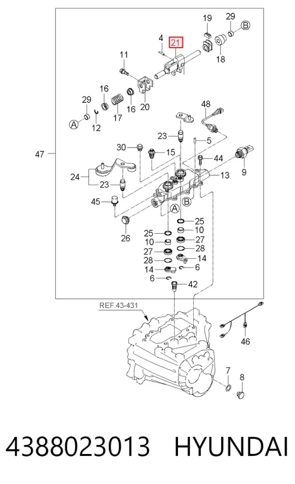  4388023013 Hyundai/Kia
