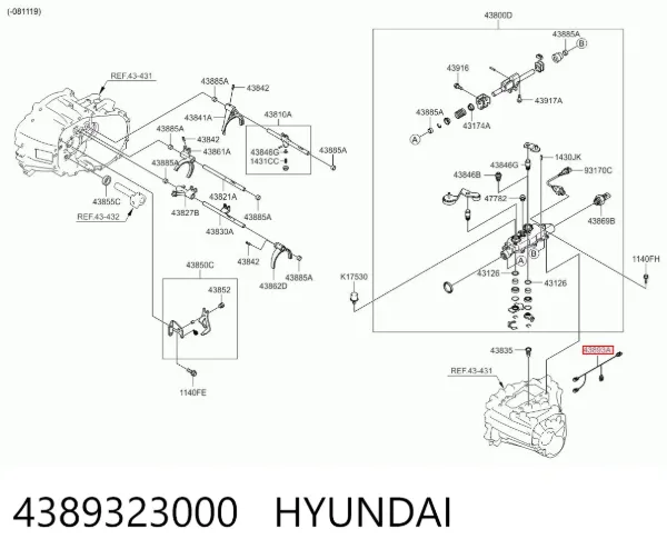  4389323000 Hyundai/Kia