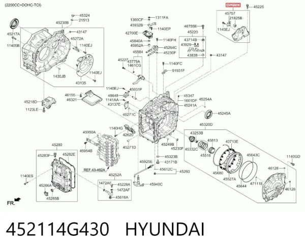  452114G430 Hyundai/Kia
