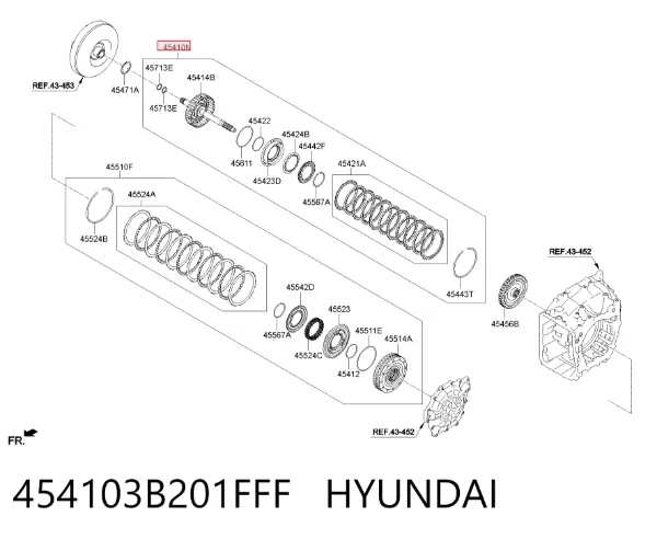  454103B201FFF Hyundai/Kia