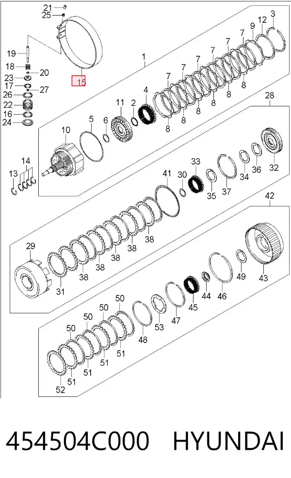  454504C000 Hyundai/Kia