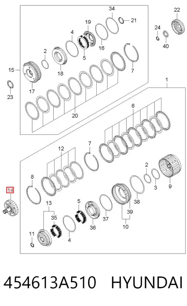  454613A510 Hyundai/Kia