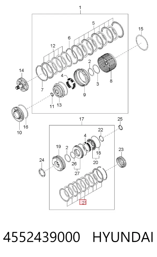 4552439000 Hyundai/Kia