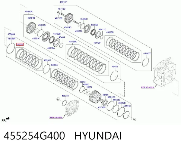  455254G400 Hyundai/Kia