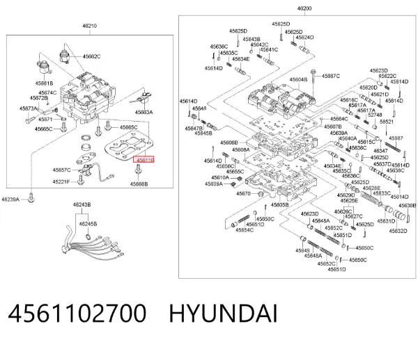 Фильтр АКПП 4561102700 Hyundai/Kia