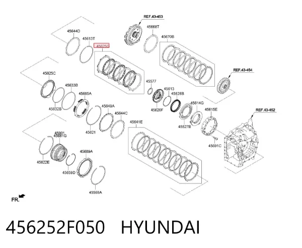  456252F050 Hyundai/Kia
