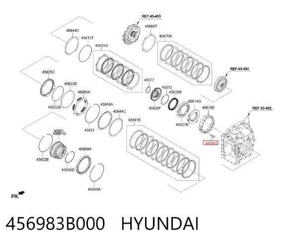  456983B000 Hyundai/Kia
