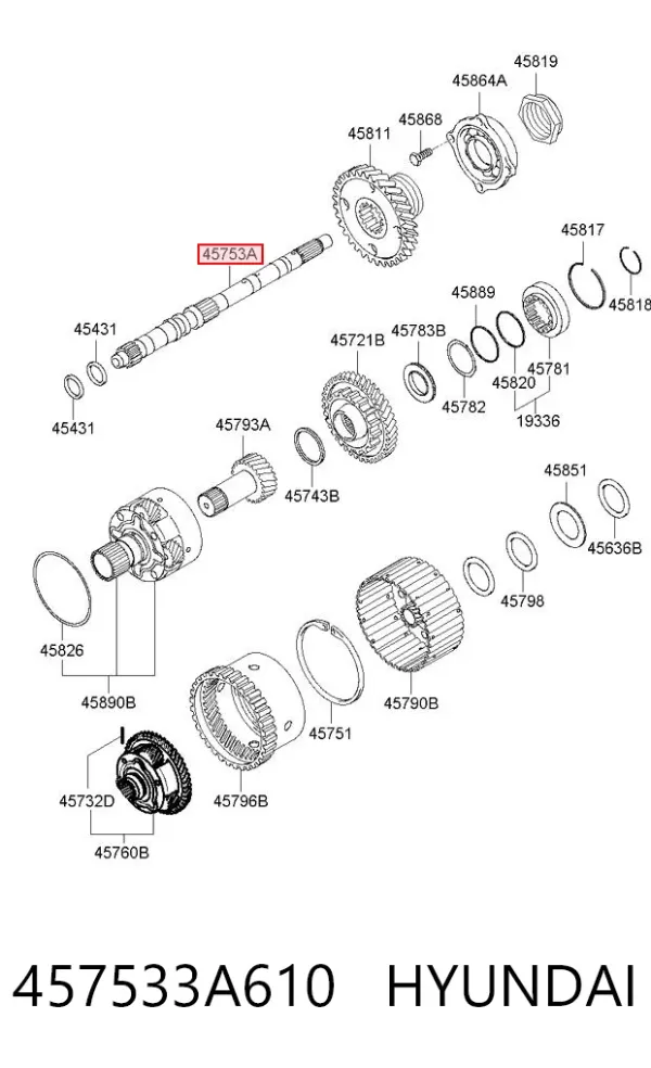  457533A610 Hyundai/Kia