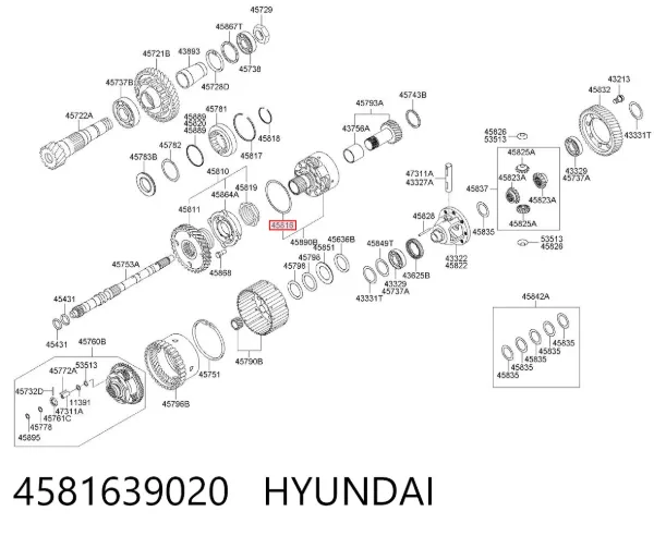  4581639020 Hyundai/Kia