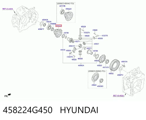  458224G450 Hyundai/Kia