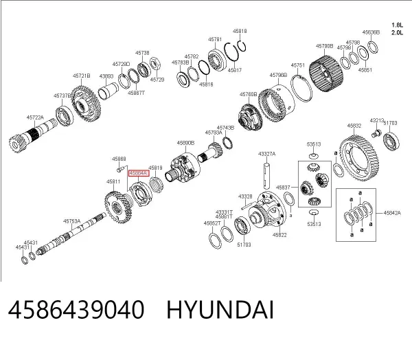  4586439040 Hyundai/Kia