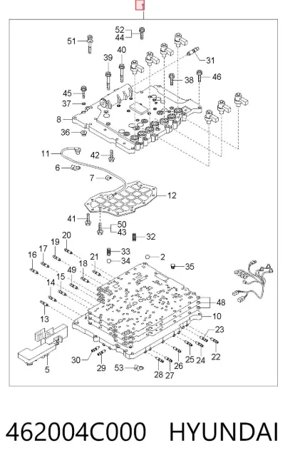 Гидроблок АКПП HYUNDAI 462004C000