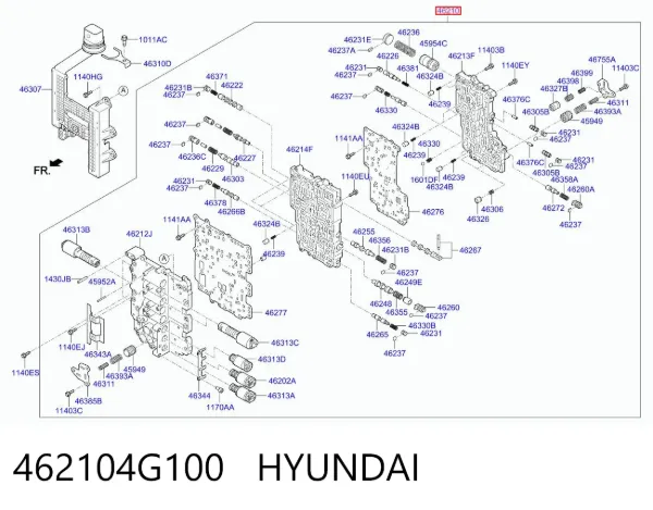Блок клапанов АКПП 462104G100 Hyundai/Kia