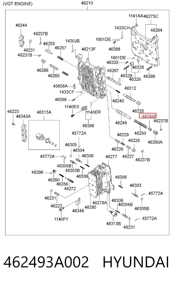  462493A002 Hyundai/Kia