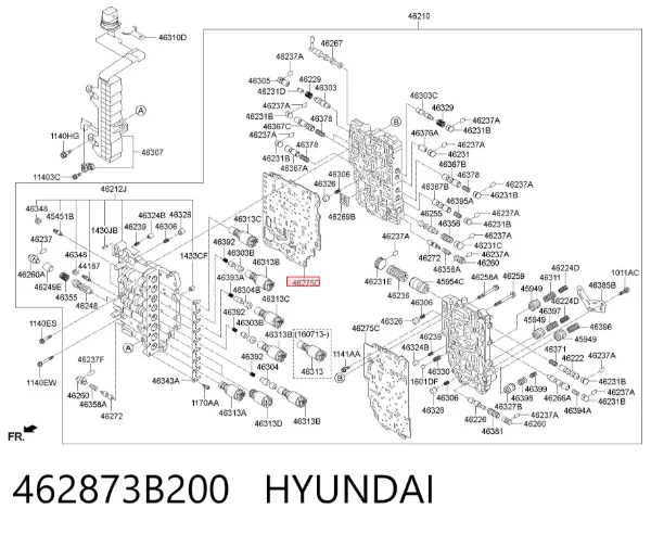  462873B200 Hyundai/Kia