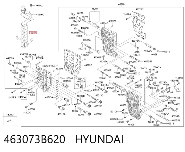  463073B620 Hyundai/Kia