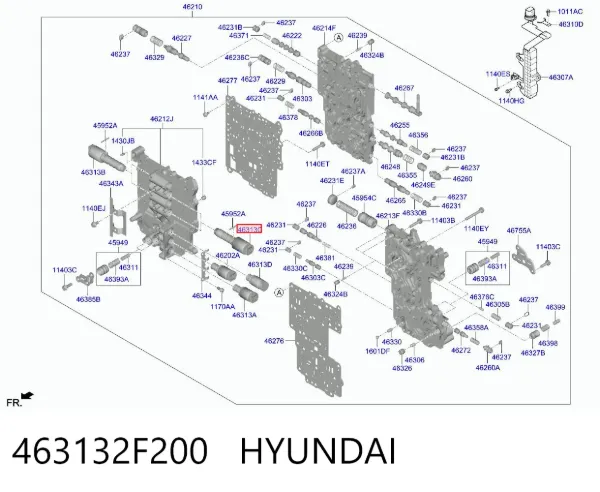 Соленоид АКПП 463132F200 Hyundai/Kia