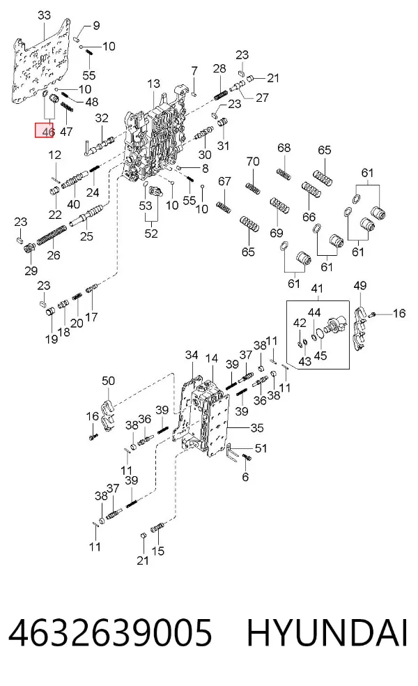 Фильтр АКПП 4632639005 Hyundai/Kia