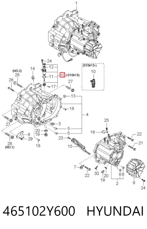  465102Y600 Hyundai/Kia