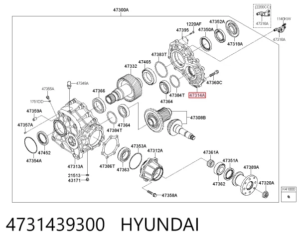  4731439300 Hyundai/Kia