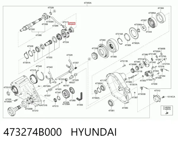  473274B000 Hyundai/Kia