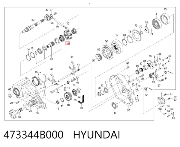  473344B000 Hyundai/Kia