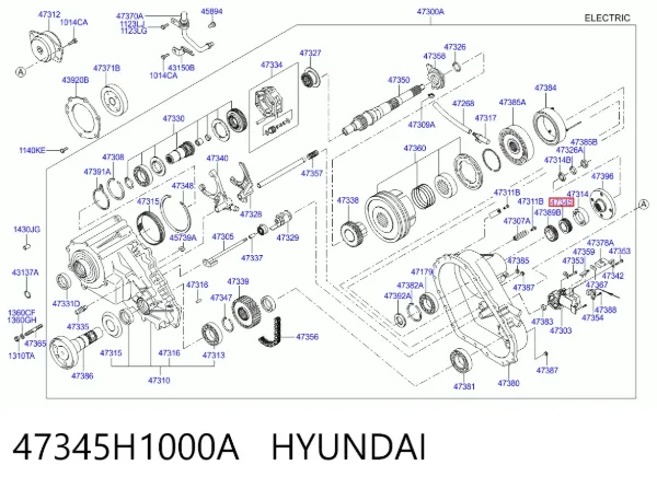  47345H1000A Hyundai/Kia