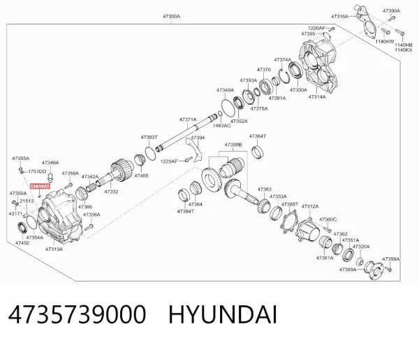  4735739000 Hyundai/Kia