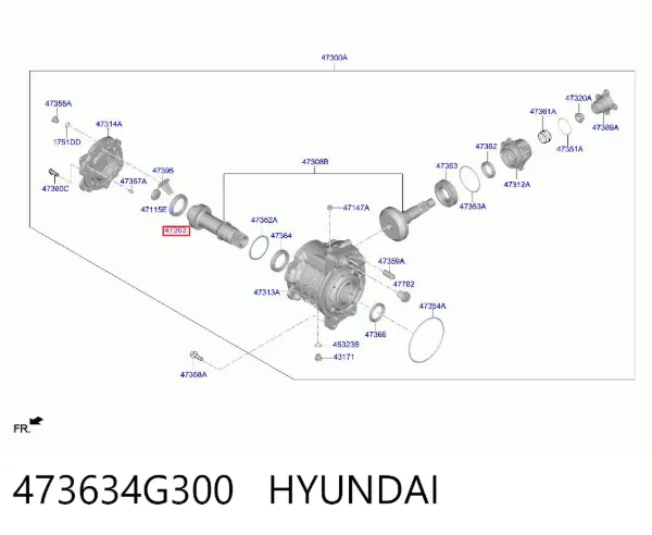  473634G300 Hyundai/Kia