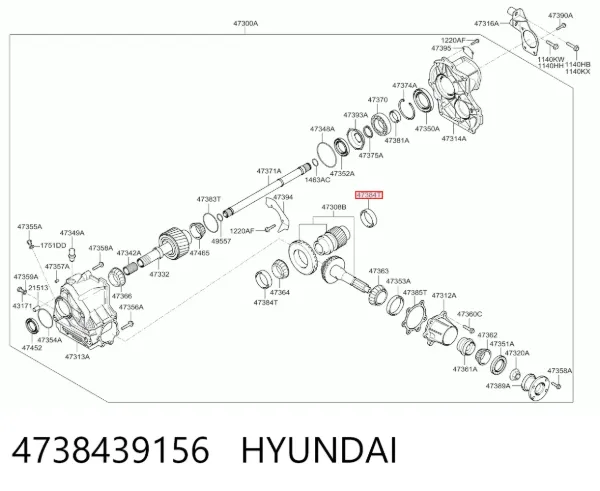  4738439156 Hyundai/Kia