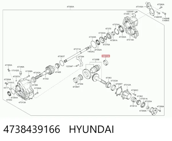  4738439166 Hyundai/Kia