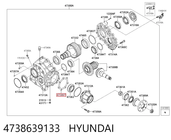  4738639133 Hyundai/Kia