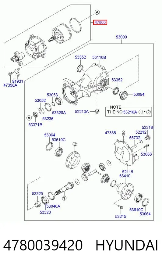 Муфта Haldex 4780039420 Hyundai/Kia