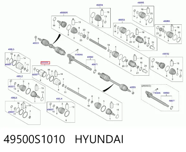  49500S1010 Hyundai/Kia