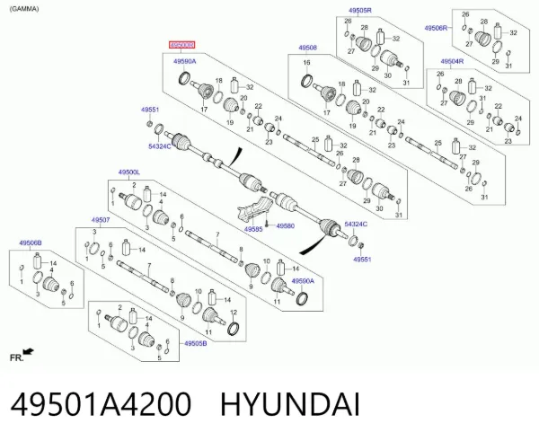  49501A4200 Hyundai/Kia