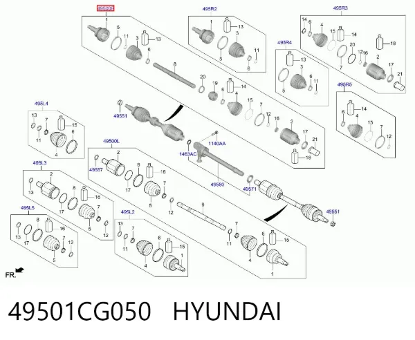  49501CG050 Hyundai/Kia