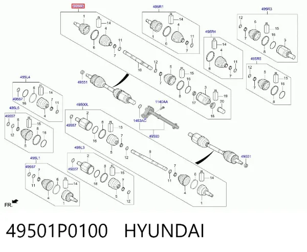  49501P0100 Hyundai/Kia