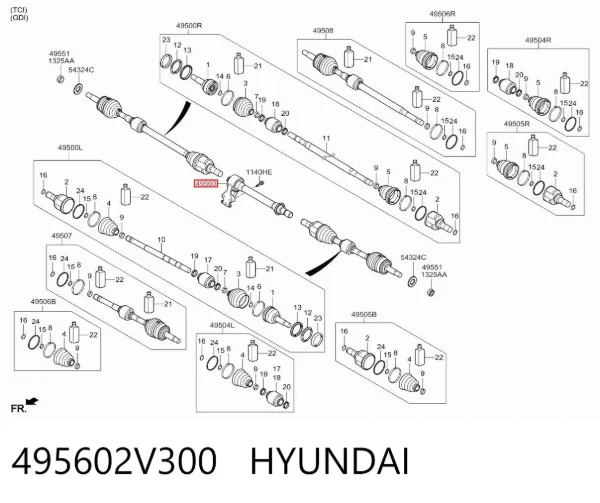  495602V300 Hyundai/Kia