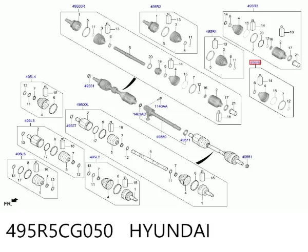  495R5CG050 Hyundai/Kia