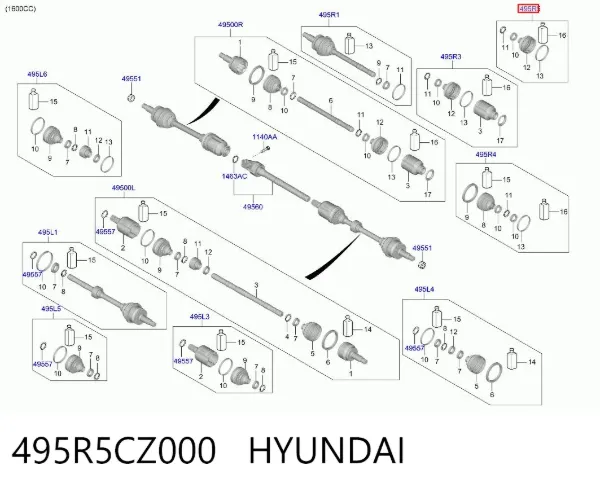  495R5CZ000 Hyundai/Kia