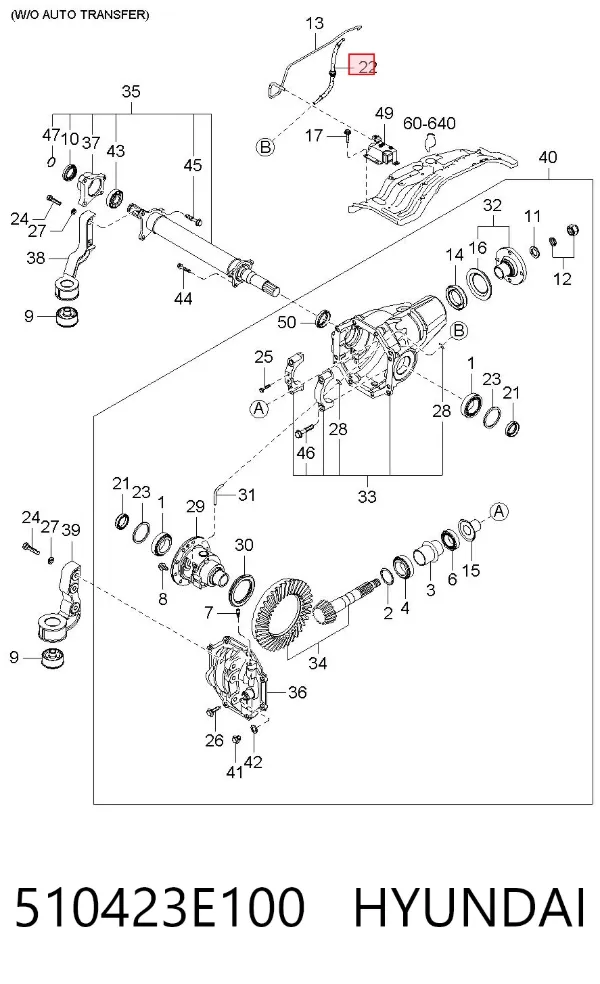  510423E100 Hyundai/Kia