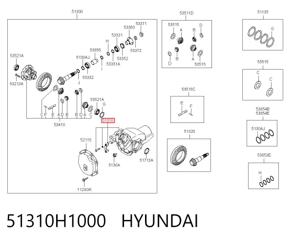  51310H1000 Hyundai/Kia