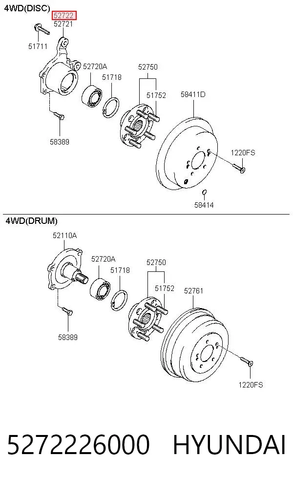  5272226000 Hyundai/Kia
