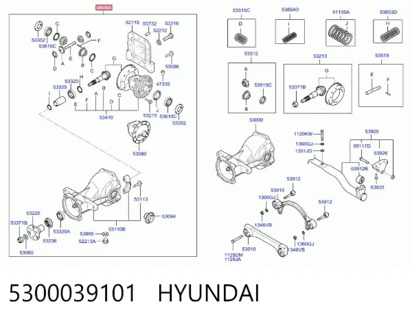  5300039101 Hyundai/Kia