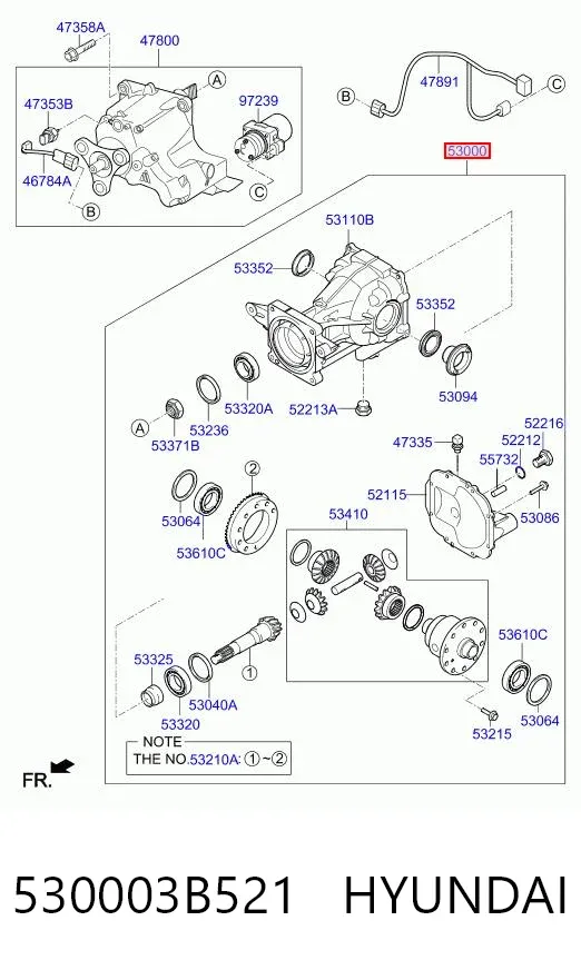  530003B521 Hyundai/Kia