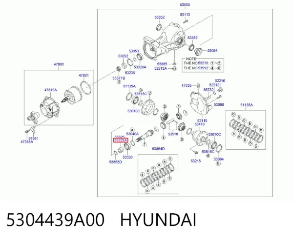  5304439A00 Hyundai/Kia