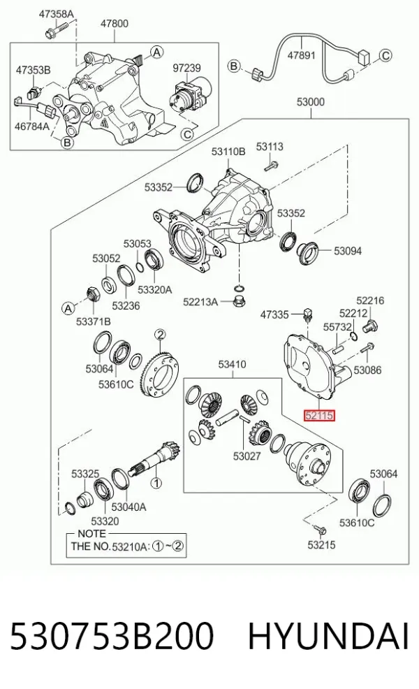  530753B200 Hyundai/Kia