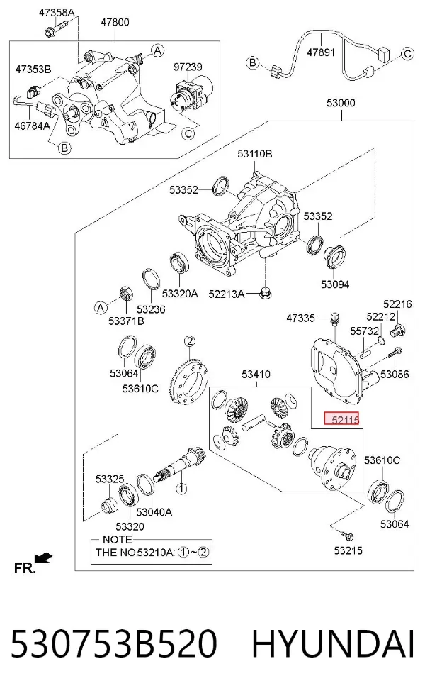  530753B520 Hyundai/Kia