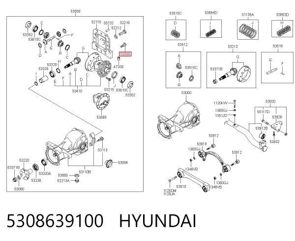  5308639100 Hyundai/Kia