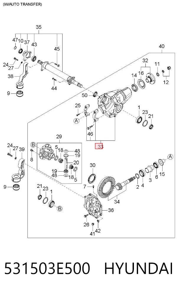  531503E500 Hyundai/Kia
